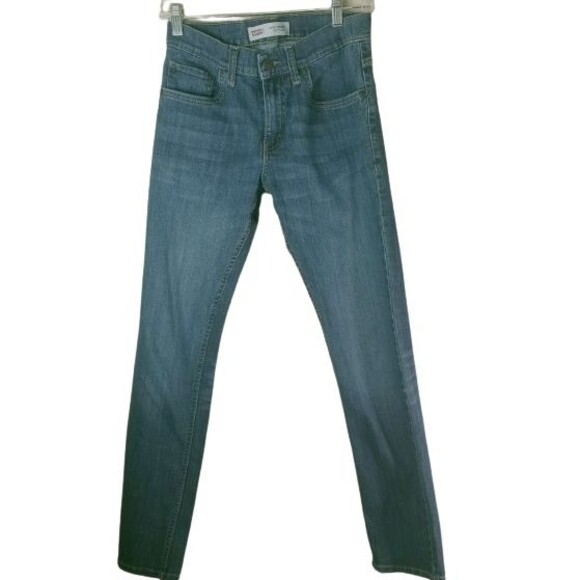 Levi’s 511 Jeans Womens 28x30 Performance Blue Slim Fit Denim Size 16 - Picture 1 of 10